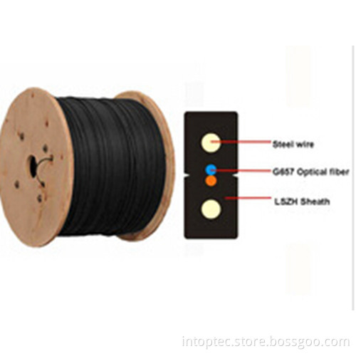 2 Core Sm G657A Butterfly Indoor FTTH Drop Cable